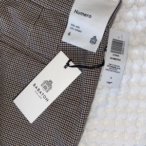 NWT Aritzia Babaton Numero Pant, Size 6, Brown/Black